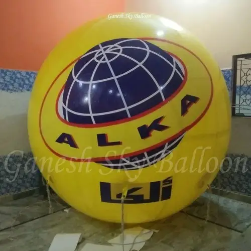 Yellow Blue Advertising Balloon