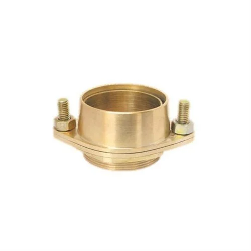 Yellow Gold Brass Flange Cable Glands