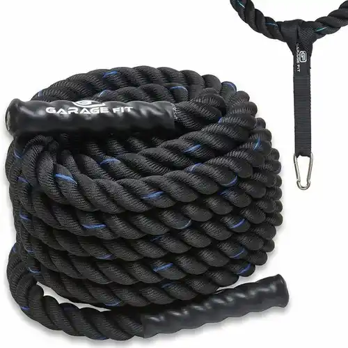 Yellow Gym Battle Rope