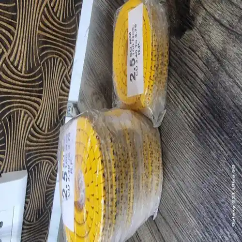 Yellow PVC Ferrule Tube