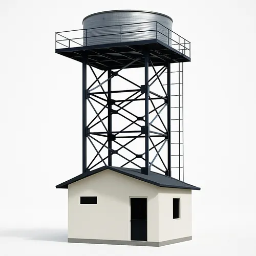 Zinc Aluminum Jal Jeevan Mission Water Tank