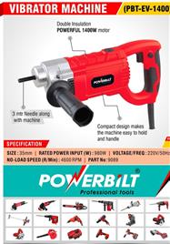 Electric Vibretor Machine pbt-ev-1400