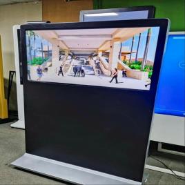 White Rectangle LED Video Display