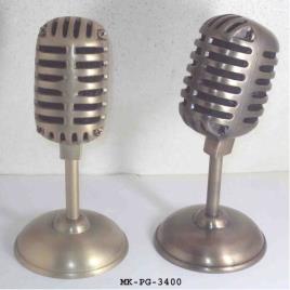 Vintage Steel Wireless Computer Microphone