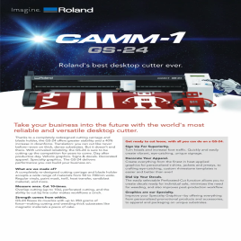 Roland GS-24 Vinyl Cutter Equipment