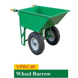VISHWAS Outdoor MS Wheelbarrow, 100kg Load Capacity