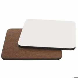 Vision Media Square Hardboard Coaster