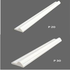 White Wainscot Wooden Moulding