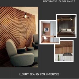 Adjustable WPC Wall Louvers