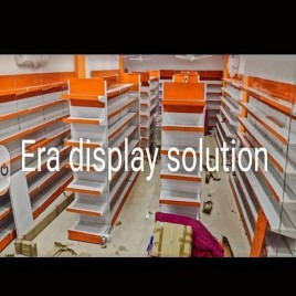 Showroom Wall Mounted Steel Rack