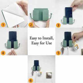 Wallmount Mobile Holder With Hook