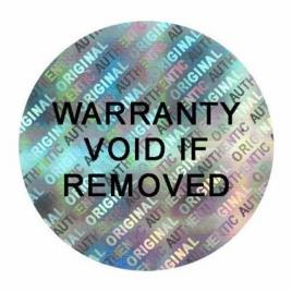 Polyester Warranty Void Seal Labels