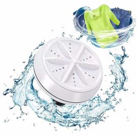 White Mini Turbine 4kg Washer Only Washing Machine