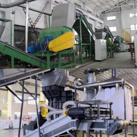 Waste Scrap Tire Machine