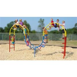 Outdoor Waves Playground Climber Machine