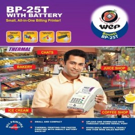 WEP 25T Mobile Billing Machine