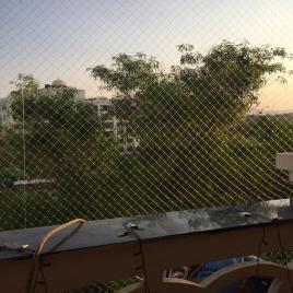 White 0.80mm Acrylic Diamond Netting