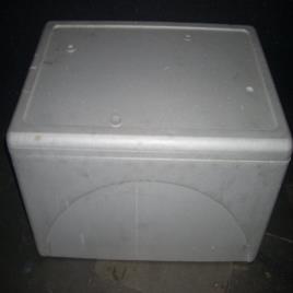 White 45L Packaging Thermocol Box