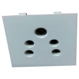 White 6 Amp Five Pin Socket