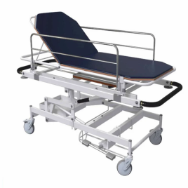 White Blue Stainless Steel Patient Transfer Equipment