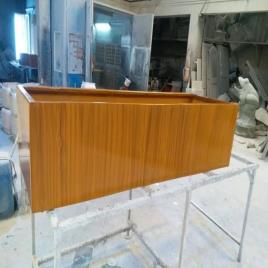 White Ceramic Fiberglass Decorative Planter