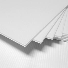 White Corrugated Plastic Floor Sheets