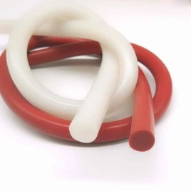 White Silicone Sponge Cord Roll