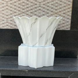 White FRP Garden Container