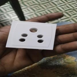 White G-Idea 6A Socket Bank