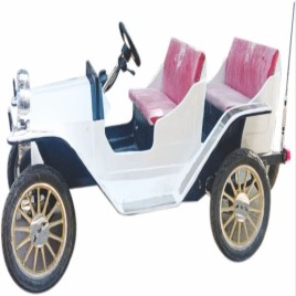 White 4 Seater Electric Car