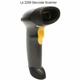 LS2208 White Laser Barcode Scanner