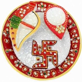 Polished Marble Thali