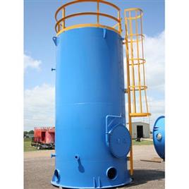 White Metal Vertical Storage Container