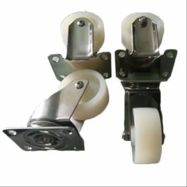 White Nylon Castor Wheel, 30-40mm