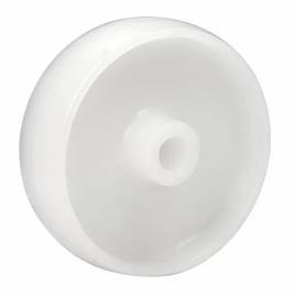 White Nylon Trolley Wheel, 1/2 Bearing