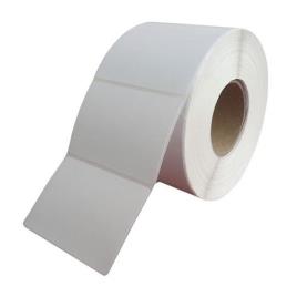 Plain White Barcode Label Sticker Roll