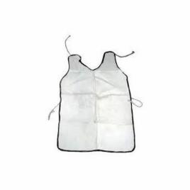 Plain Leather Apron - White