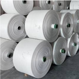 White Polypropylene Woven Roll