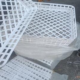 White PP Autoclavable Trays