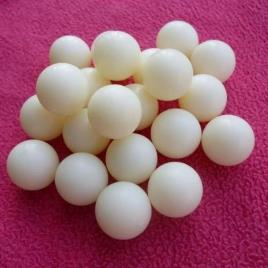White PTFE Spheres, Boxed