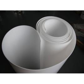 White PTFE Skiving Sheet, 0.25-3 mm