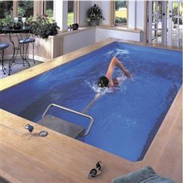 White PVC Endless Pool, Residential Indoor