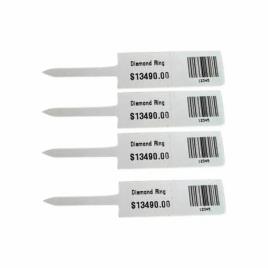 White PVC Jewellery Barcode Label