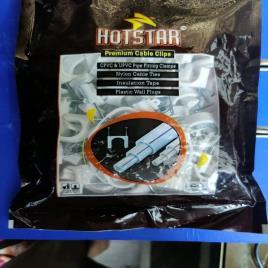 White PVC Nail Clips (20mm)