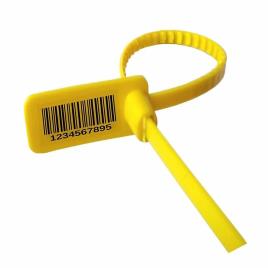 White Rectangular Lock Seals for Packaging