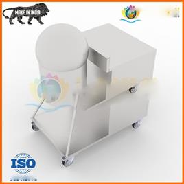 White Rumali Roti Serving Trolley