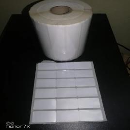 White Synthetic Label Stickers