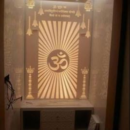 White Corian Religious Temple