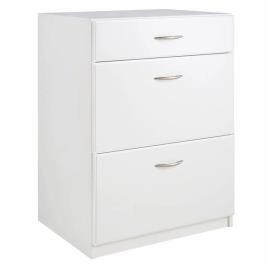 White Wooden Drawer Cabinet