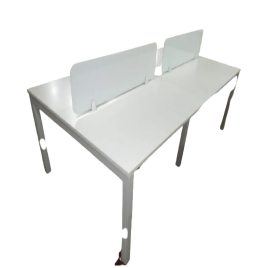 White Modular Wood Conference Table